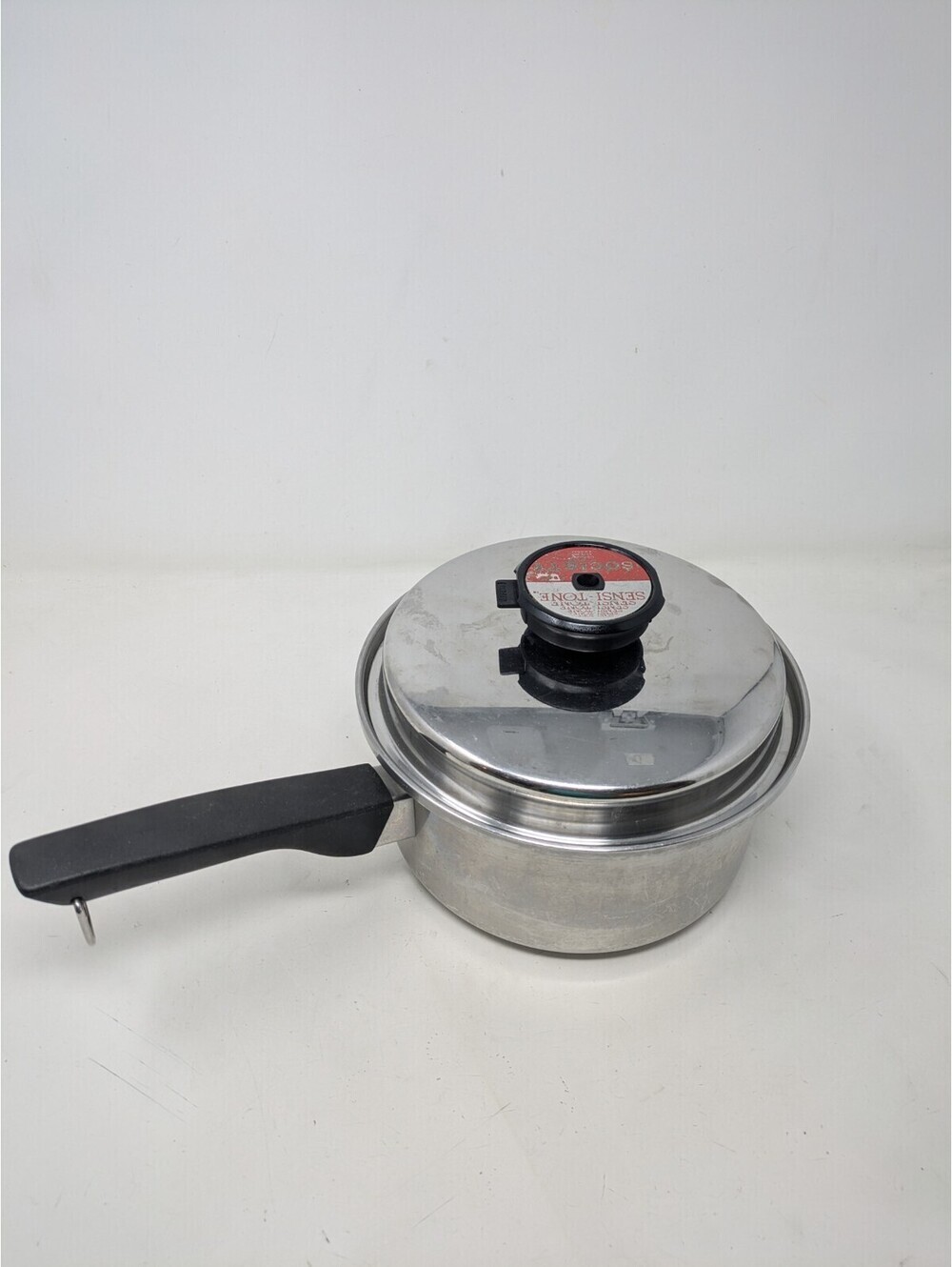 Society Sensi-Tone Cookware Ultrex 7 T304S 2 Qt Sauce Pan Pot With Lid USA Made